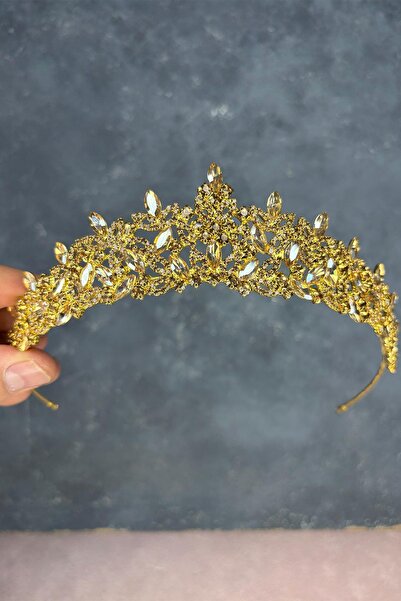 Limelia Coroana de henna pentru mireasa insulii de culoare miere