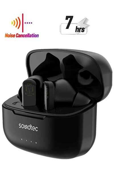 porodo Soundtec ANC & ENC TWS with Transparent Earbuds, Touch Control, 20 Hou...