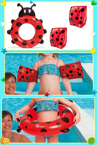 Yeşil Oyuncak 2-6 Years Old Children's Swimming Learning Arm Sleeve and Swimming Assistant Children's Lifebuoy