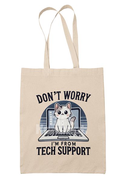 giftkonsept Cat Funny Themed Humorous Cat Lover Cat Owner Figure Printed Gift Organic Raw Cloth Bag