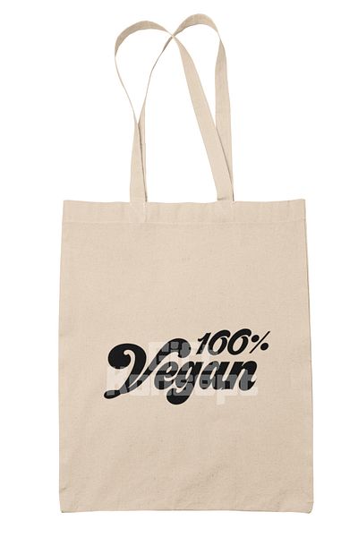 giftkonsept 100% Vegan Written Printed Gift Organic Raw Cloth Bag
