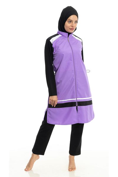 Differend Fully Covered Hijab Swimsuit
