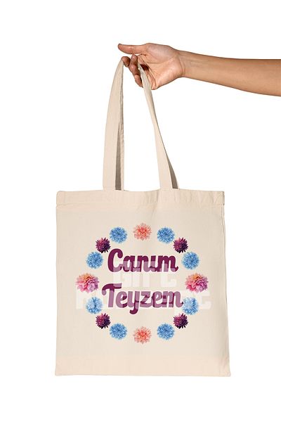 giftkonsept Dear Aunt Printed Gift Organic Raw Cloth Bag