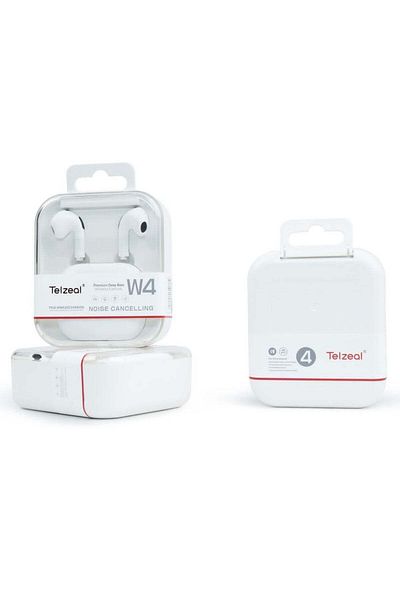 TELZEAL W4 Premium deep bass intelligent noise cancelling headphone