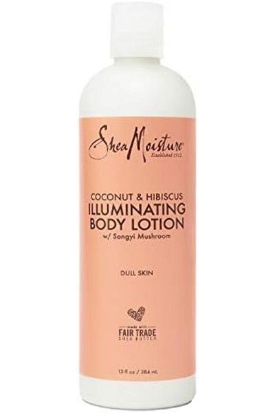 Shea Moisture Coconut and Hibiscus Body Lotion Brightening and Toning