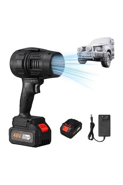 TERRION 48V Lithium-Ion Battery Powered Mini Jet Turbo Fan, Portable Handheld Blower