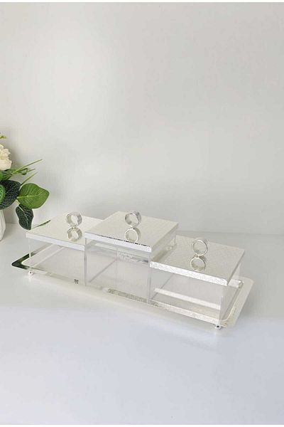 Radin Light Luxury Fruits & Snack Bowls Set with Tray – Stylish, Durable & Perfect for Everyday Use