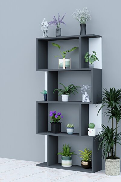 Remaks SCALA 4 RAFLI Çiçeklik Rafı Saksılık Standı Dekoratif Aksesuar Rafı Sa...