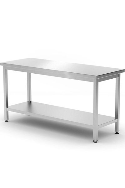 HENDI Stół blat roboczy centralny z półką Budget Line 1200 x 600 x 850 mm - 817179