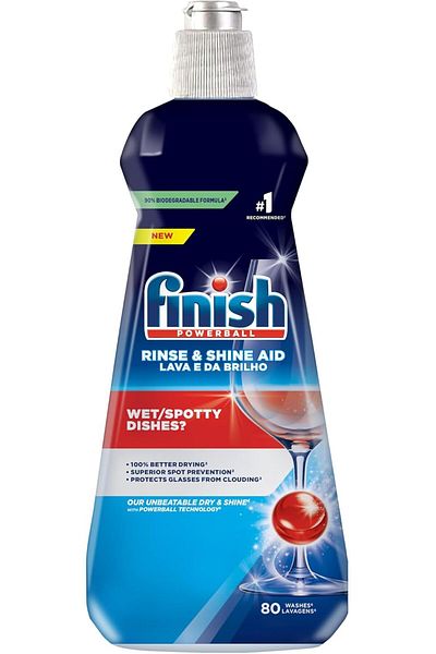 Finish فينيش شطف غسالة الصحون من - 400 مل