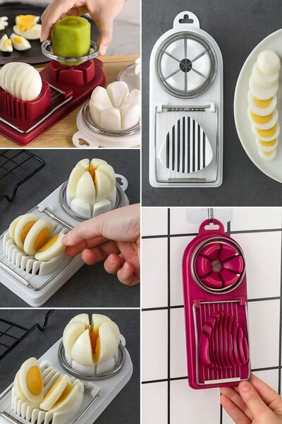 Kelepir Fırsatlar Çok Amaçlı Yumurta ve Meyve Dilimleyici