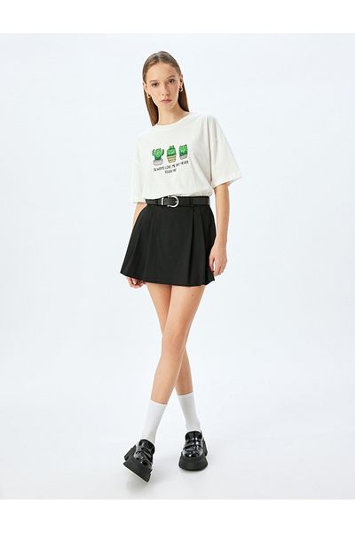 Koton Tricou cu mânecă scurtă cu imprimeu cactus