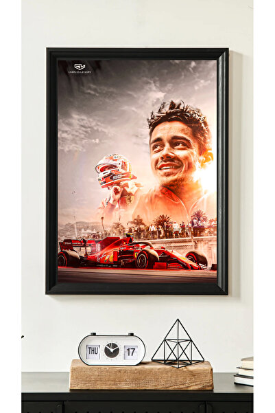 merccuri crafts Charles Leclerc F1 A3 Aşırı Yüksek Kaliteli Poster (Premium F...