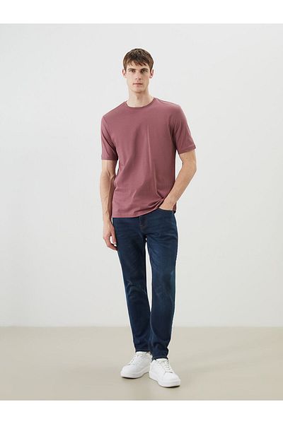 LC Waikiki New Season Crew Neck Combed Cotton Men's T-Shirt - S50839Z8