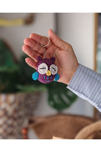 ayta kids clothing toys Amigurumi el örgüsü baykuş anahtarlık çanta süsü çant...