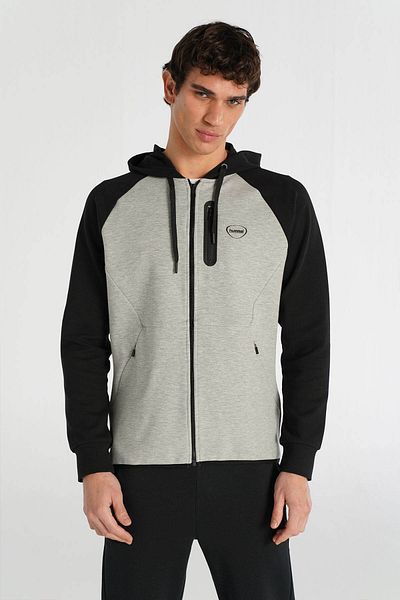 hummel Nova Zip Black-Gray Men's Jacket 980343-2393