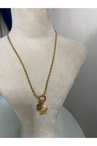stainless steell Interchangeable Steel Necklace with Charms