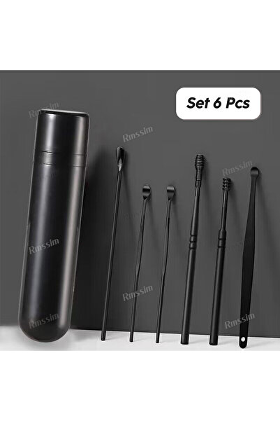 Choice11 D Black Ear Cleaner Set Eark Ear Wax Remover Ear Spoon Curette Ear C...