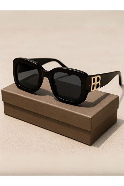 Lexi Bella Gold Metal Black Frame Cool Women Sunglasses Detail Uv 400 Protect Ce Certified Sun Glasses