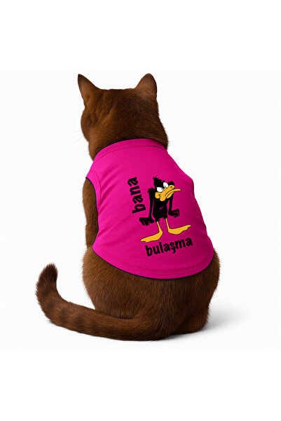 Buddy Store ملابس قطط وردية اللون، لا تلصقني، مقاس S