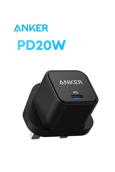 Anker Ultra-Fast Charging PD Adapter 20W Universal Compatibility ( Black)
