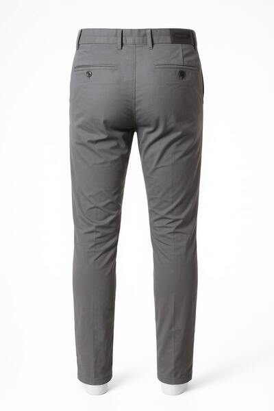 trender Light Gray Men's Trousers 211