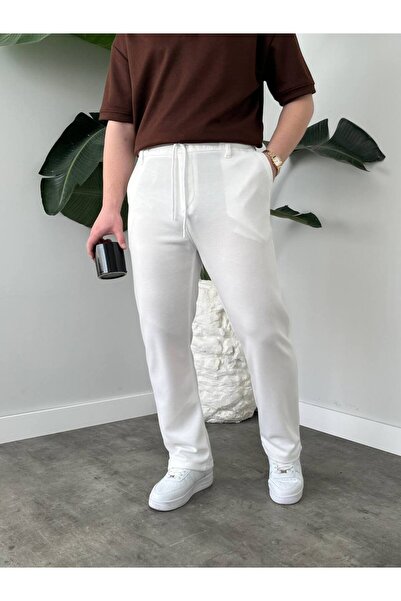 KHAYN ERKEK RAHAT KESİM PAMUKLU SLİM FİT LASTİKLİ BEL PANTALON KHKP2049