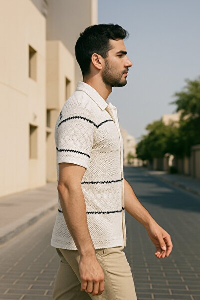 NuhStar Men's Premium half sleeves shirt | short sleeves | Regular Fit