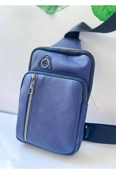 h&c bag butik Cross Chest and Backpack Bodybag Functional Leather Fabric Shoulder Bag with Headphone Outlet
