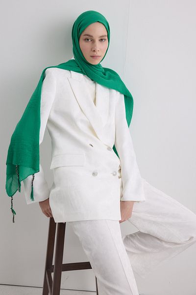 SOFT AKSESUAR Brice Tassled Cotton Shal