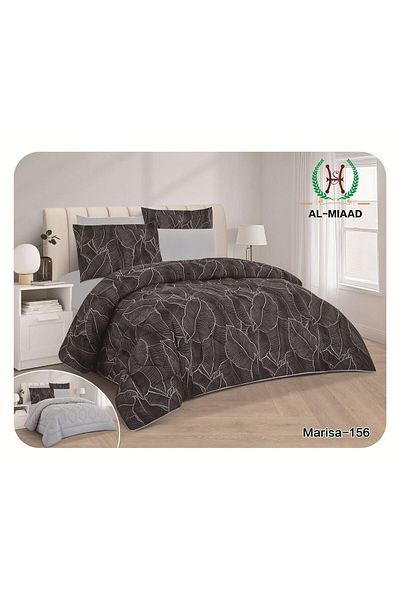 Gerenic 6-piece printed double bedspread