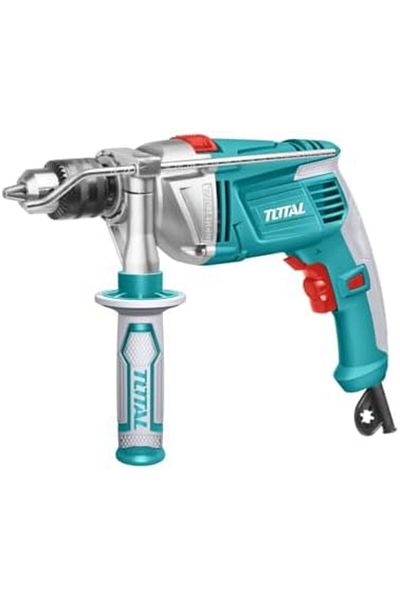 TOTAL Impact Drill 1010W Heavy Duty Drilling Machine 2800rpm Hammer Drill 1.5-13mm Chuck 220/240V 50/60Hz