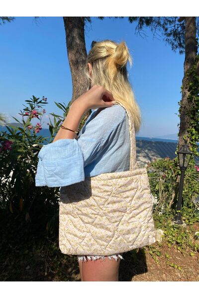 ESY LİNE Desenli Plaj ve Omuz Çantası