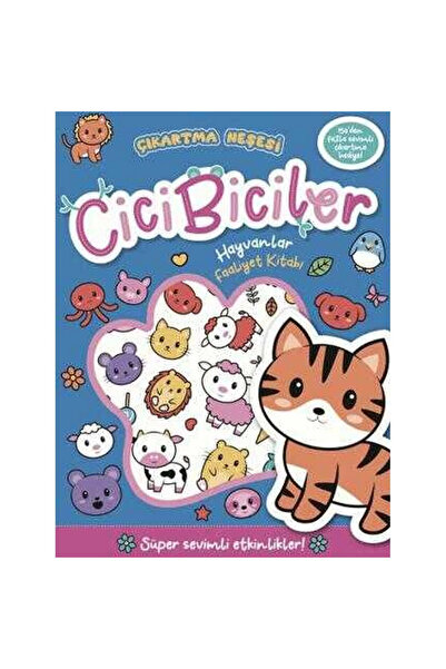 TOYFEST ملصق كتاب نشاط الحيوانات من سعادة سيسيبيكيرز