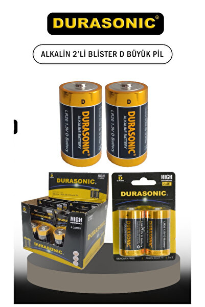 Janva D Pil 2 adet El Feneri Radyo Domuz Feneri Pili