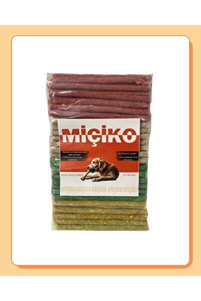 Miçiko 100lü Renkli Munchy Diş Sağlığı Ödül Çubuğu