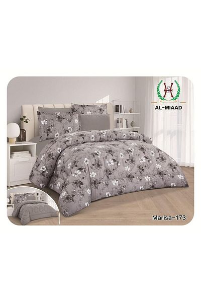 Gerenic 6-piece printed double bedspread