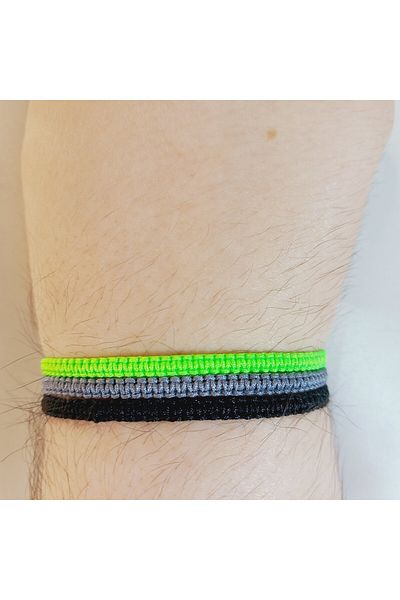 Crystal Atelier Unisex 3-Piece Macrame Braided Elevator Bracelet-Gift Bracelet-Macrame Bracelet-Braided Bracelet