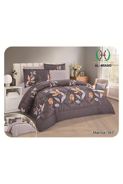 Gerenic 6-piece printed double bedspread