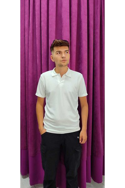 KDY Ανδρικό μπλουζάκι από βαμβακερό ύφασμα Slim Fit Polo γιακά Ανδρικό