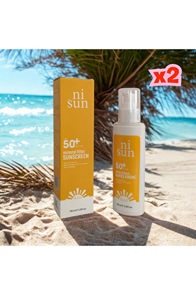 Elile NİSUN Mineral Güneş Kremi 100 ml SPF 50+ / 2 ADET