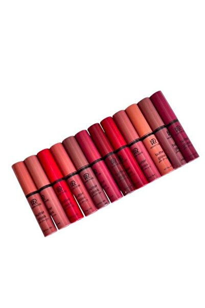 Kerry Rose مجموعة أحمر الشفاه السائل كيري روز - 12 لونًا أنيقًا لجمال يدوم طو...