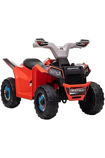 aosom Kids ATV Quad Car, 6V Four-Wheeler Ride on Toy for Kids