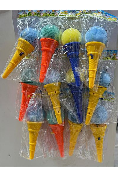 Other Foam Ball Launcher with Ice Cream Cone Design – Indoor & Outdoor Toy for Kids – Assorted Colors