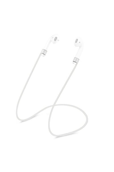 Generic Apple AirPods ve AirPods Pro İçin Silikon Boyun Askısı, Kaybolma Önleyici Sporcu Kulaklık İpi