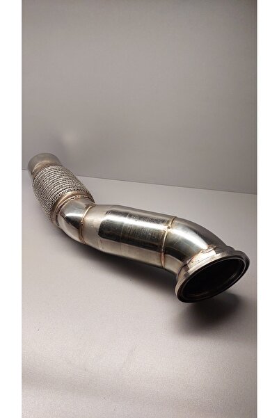 akt egzoz BMW G20 downpipe performans egzoz paslanmaz krom çelik