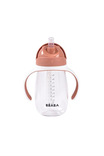 Beaba Tritan Straw Cup 300 ml Terracotta