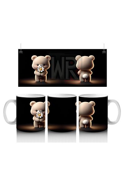 Luluyen Plush Bear Turning Back in the Spotlight – Printed Coffee Mug