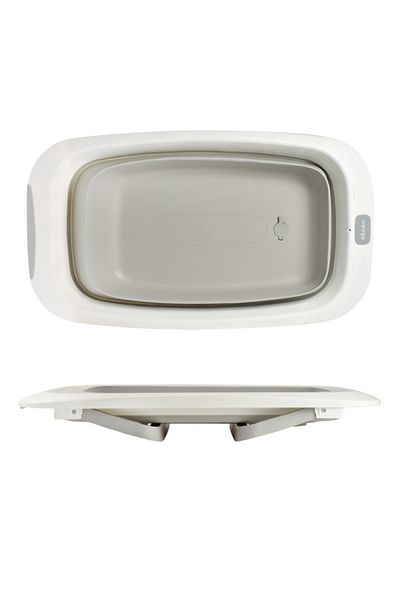 Beaba Eazy Pop Velvet Grey Folding Bathtub