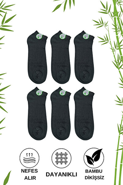 stellare Bambu Patik Dikişsiz Unisex Kısa Çorap 6'lı